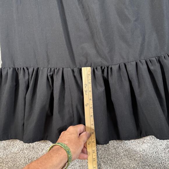Ruffle Hem Midi Skirt Plus 22W-24W Prairie Dark Cottagecore Romantic Goth Witchy - Picture 5 of 7